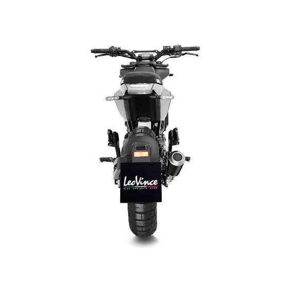 Silencieux LEOVINCE SBK LV-10 carbone - inox - HUSQVARNA 125 SVARTPILEN - VITPILEN 2021-23 / 401 SVARTPILEN - VITPILEN 2020-23
