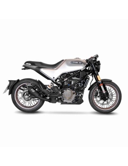 Silencieux LEOVINCE SBK LV-10 FULL BLACK inox - HUSQVARNA 125 SVARTPILEN - VITPILEN 2021-23 / 401 SVARTPILEN - VITPILEN 2020-23