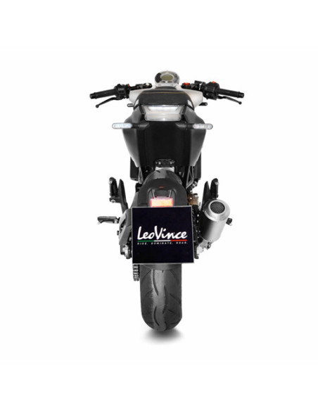 Silencieux LEOVINCE SBK LV-10 inox - HUSQVARNA 125 SVARTPILEN - VITPILEN 2021 - 2023 / 401 SVARTPILEN - VITPILEN 2020 - 2023