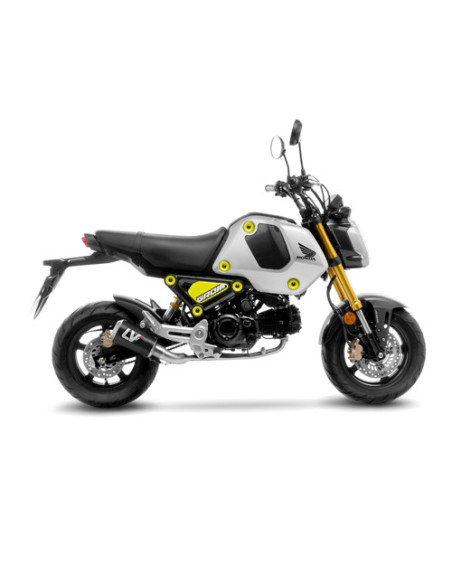 Silencieux LEOVINCE SBK LV-10 carbone - inox - HONDA 125 MSX 125 / GROM 2022 - 2024