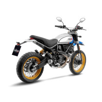 Silencieux LEOVINCE SBK LV-10 BLACK inox - DUCATI 800 SCRAMBLER DESERT SLED 2021 - 2022 2