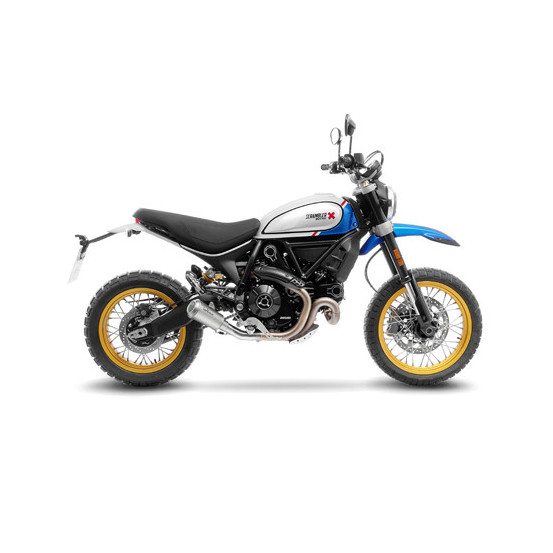 Silencieux LEOVINCE SBK LV-10 inox - DUCATI 800 SCRAMBLER DESERT SLED 2021 - 2022