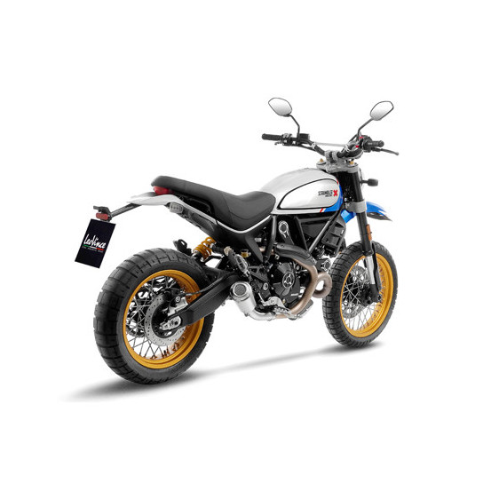 Silencieux LEOVINCE SBK LV-10 inox - DUCATI 800 SCRAMBLER DESERT SLED 2021 - 2022