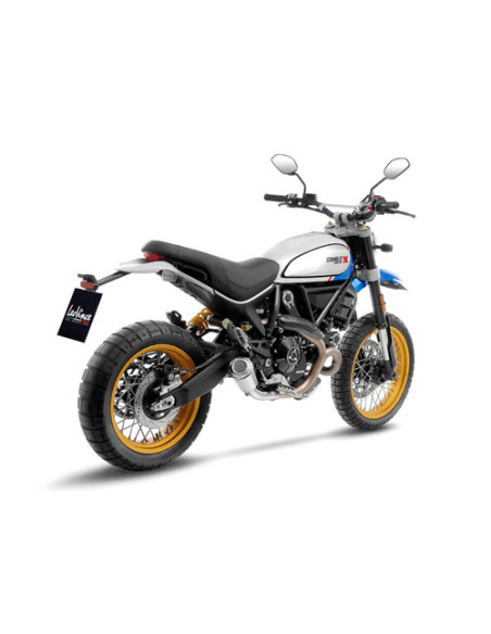 Silencieux LEOVINCE SBK LV-10 inox - DUCATI 800 SCRAMBLER DESERT SLED 2021 - 2022