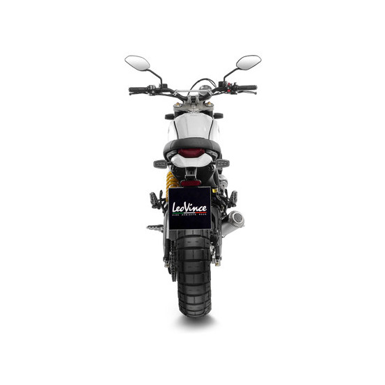 Silencieux LEOVINCE SBK LV-10 inox - DUCATI 800 SCRAMBLER DESERT SLED 2021 - 2022