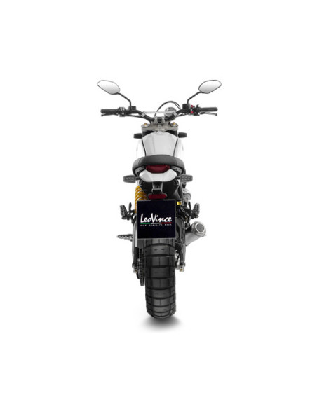 Silencieux LEOVINCE SBK LV-10 inox - DUCATI 800 SCRAMBLER DESERT SLED 2021 - 2022