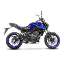 Ligne complète LEOVINCE SBK LV-10 carbone - inox - YAMAHA 700 MT-07 - 700 XSR - 700 YZF-R7 2021 - 2024