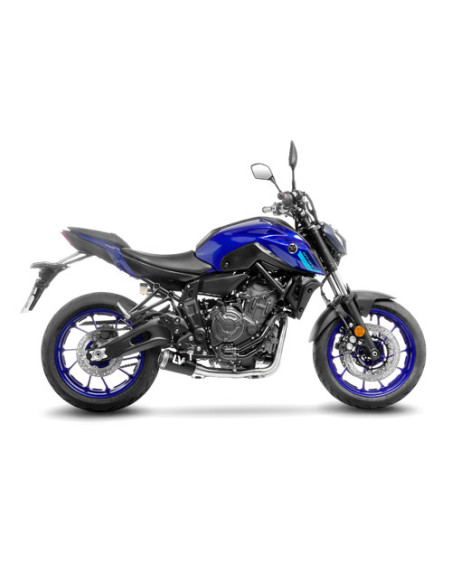 Ligne complète LEOVINCE SBK LV-10 carbone - inox - YAMAHA 700 MT-07 - 700 XSR - 700 YZF-R7 2021 - 2024