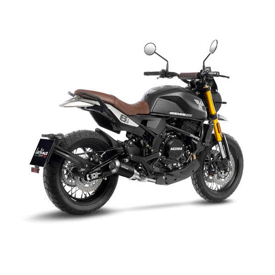 Silencieux LEOVINCE SBK LV-10 BLACK inox - MOTO MORINI 650 SEIEMMEZZO SCR / STR / A2 2023 - 2024
