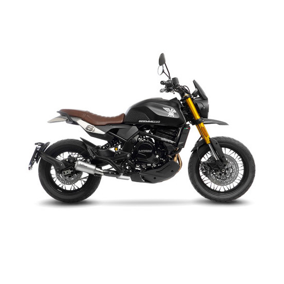 Silencieux LEOVINCE SBK LV-10 inox - MOTO MORINI 650 SEIEMMEZZO SCR / STR / A2 2023 - 2024