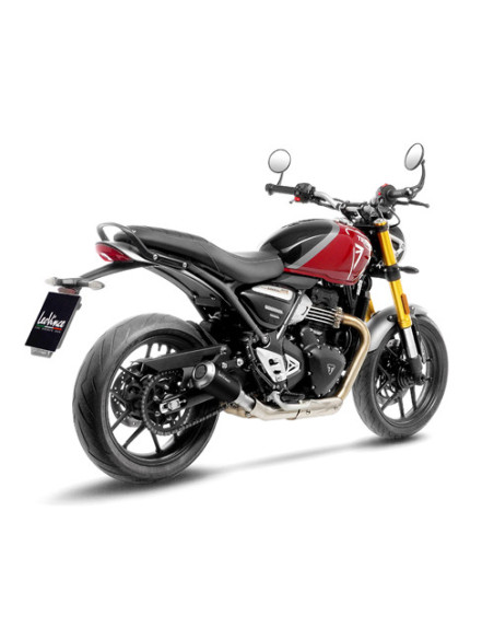 Silencieux LEOVINCE SBK LV-10 BLACK inox - TRIUMPH 400 SPEED 2024 - 2025 / 400 SCRAMBLER X 2024 - 2025