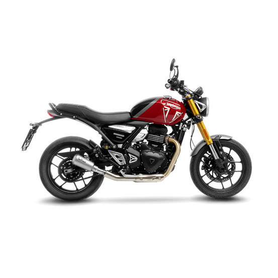 Silencieux LEOVINCE SBK LV-10 inox - TRIUMPH 400 SPEED 2024 - 2025 / 400 SCRAMBLER X 2024 - 2025