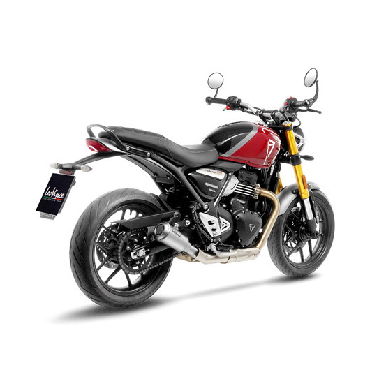 Silencieux LEOVINCE SBK LV-10 inox - TRIUMPH 400 SPEED 2024 - 2025 / 400 SCRAMBLER X 2024 - 2025