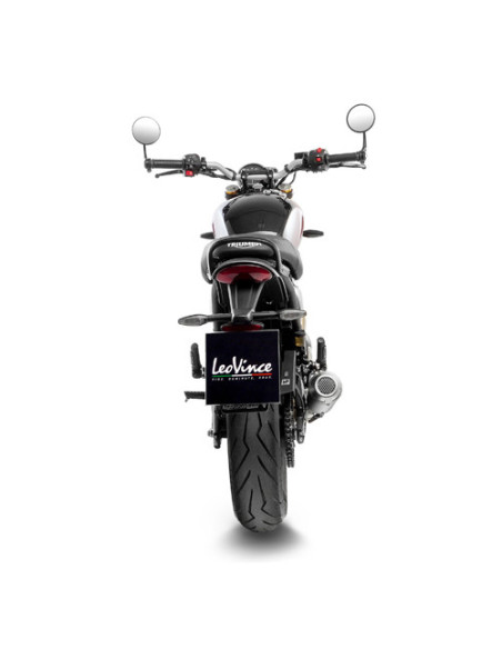 Silencieux LEOVINCE SBK LV-10 inox - TRIUMPH 400 SPEED 2024 - 2025 / 400 SCRAMBLER X 2024 - 2025