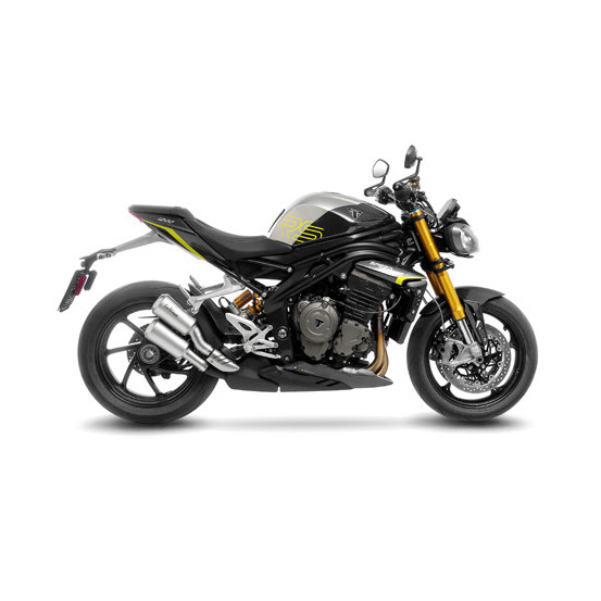 Silencieux LEOVINCE SBK LV-10 inox - TRIUMPH 1200 SPEED TRIPLE RR / RS / RX 2021 - 2025