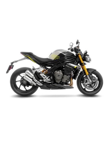 Silencieux LEOVINCE SBK LV-10 inox - TRIUMPH 1200 SPEED TRIPLE RR / RS / RX 2021 - 2025
