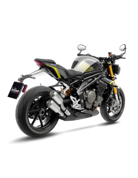 Silencieux LEOVINCE SBK LV-10 inox - TRIUMPH 1200 SPEED TRIPLE RR / RS / RX 2021 - 2025