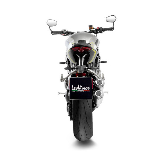 Silencieux LEOVINCE SBK LV-10 inox - TRIUMPH 1200 SPEED TRIPLE RR / RS / RX 2021 - 2025