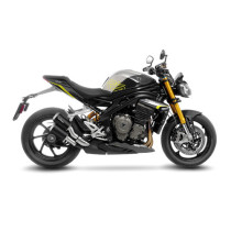 Silencieux LEOVINCE SBK LV-10 BLACK inox - TRIUMPH 1200 SPEED TRIPLE RR / RS / RX 2021 - 2025