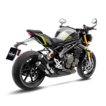 Silencieux LEOVINCE SBK LV-10 BLACK inox - TRIUMPH 1200 SPEED TRIPLE RR / RS / RX 2021 - 2025 2