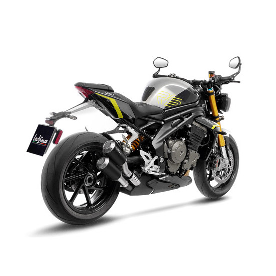 Silencieux LEOVINCE SBK LV-10 BLACK inox - TRIUMPH 1200 SPEED TRIPLE RR / RS / RX 2021 - 2025