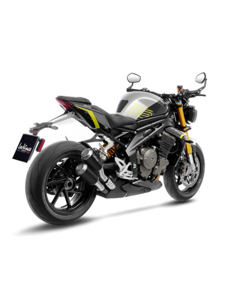 Silencieux LEOVINCE SBK LV-10 BLACK inox - TRIUMPH 1200 SPEED TRIPLE RR / RS / RX 2021 - 2025
