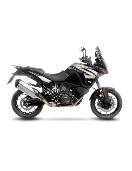 Silencieux LEOVINCE SBK LV-12 R inox - carbone - KTM ADVENTURE / SUPER ADVENTURE