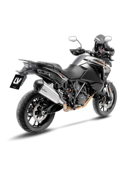 Silencieux LEOVINCE SBK LV-12 R inox - carbone - KTM ADVENTURE / SUPER ADVENTURE