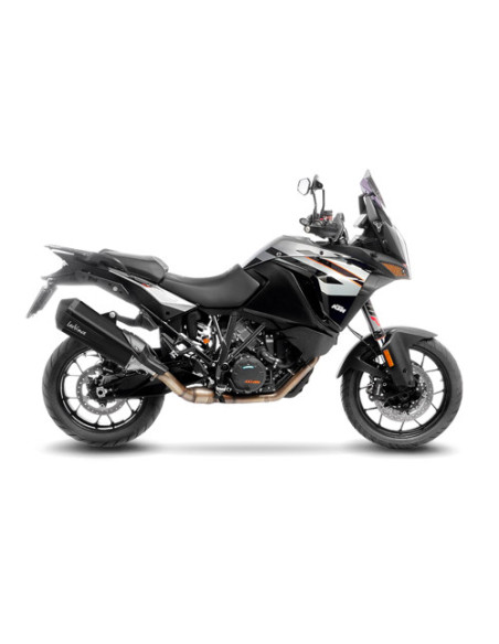 Silencieux LEOVINCE SBK LV-12 R BLACK inox - carbone - KTM ADVENTURE / SUPER ADVENTURE