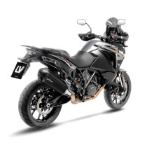 Silencieux LEOVINCE SBK LV-12 R BLACK inox - carbone - KTM ADVENTURE / SUPER ADVENTURE 2