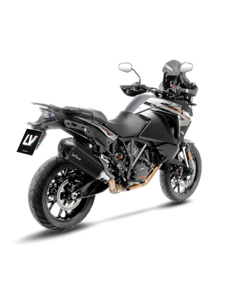 Silencieux LEOVINCE SBK LV-12 R BLACK inox - carbone - KTM ADVENTURE / SUPER ADVENTURE