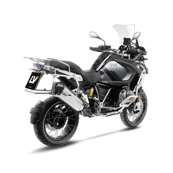 Silencieux LEOVINCE SBK LV-12 R inox - carbone - BMW R 1200 GS / GS ADVENTURE 2013 - 2018 - R 1250 GS / GS ADVENTURE 2019 - 2023