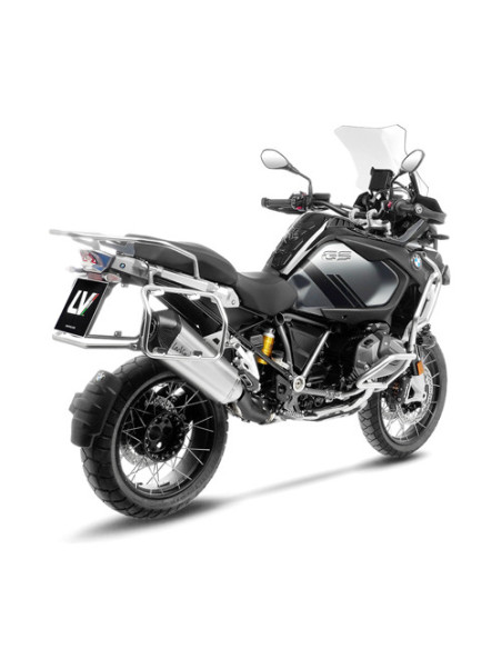 Silencieux LEOVINCE SBK LV-12 R inox - carbone - BMW R 1200 GS / GS ADVENTURE 2013 - 2018 - R 1250 GS / GS ADVENTURE 2019 - 2023