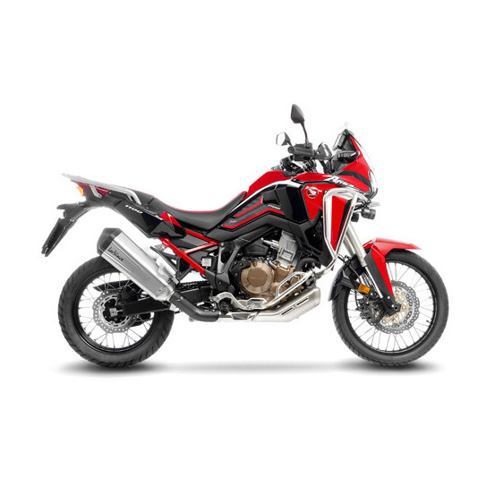 Silencieux LEOVINCE SBK LV-12 R inox - carbone - HONDA 1100 CRF L AFRICA TWIN / ADVENTURE SPORT / DCT 2020 - 2023