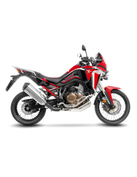 Silencieux LEOVINCE SBK LV-12 R inox - carbone - HONDA 1100 CRF L AFRICA TWIN / ADVENTURE SPORT / DCT 2020 - 2023