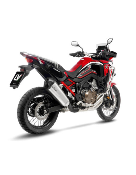 Silencieux LEOVINCE SBK LV-12 R inox - carbone - HONDA 1100 CRF L AFRICA TWIN / ADVENTURE SPORT / DCT 2020 - 2023