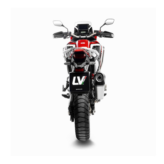 Silencieux LEOVINCE SBK LV-12 R inox - carbone - HONDA 1100 CRF L AFRICA TWIN / ADVENTURE SPORT / DCT 2020 - 2023