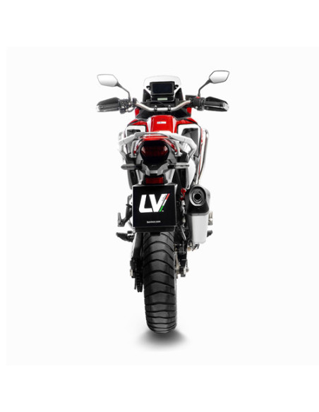 Silencieux LEOVINCE SBK LV-12 R inox - carbone - HONDA 1100 CRF L AFRICA TWIN / ADVENTURE SPORT / DCT 2020 - 2023