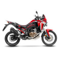 Silencieux LEOVINCE SBK LV-12 R BLACK inox - carbone - HONDA 1100 CRF L AFRICA TWIN / ADVENTURE SPORT / DCT 2020 - 2023