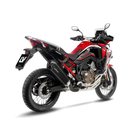 Silencieux LEOVINCE SBK LV-12 R BLACK inox - carbone - HONDA 1100 CRF L AFRICA TWIN / ADVENTURE SPORT / DCT 2020 - 2023