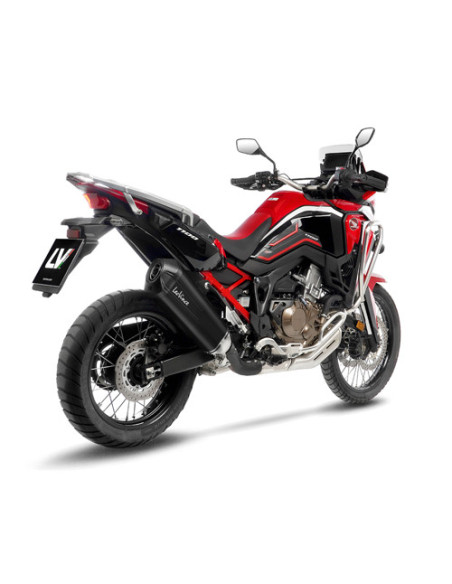 Silencieux LEOVINCE SBK LV-12 R BLACK inox - carbone - HONDA 1100 CRF L AFRICA TWIN / ADVENTURE SPORT / DCT 2020 - 2023