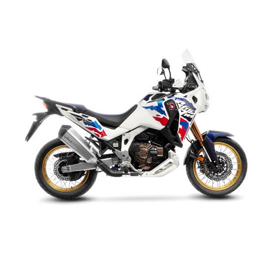 Silencieux LEOVINCE SBK LV-12 R inox - carbone - HONDA 1100 CRF L AFRICA TWIN / ADVENTURE SPORT / DCT 2024 - 2025