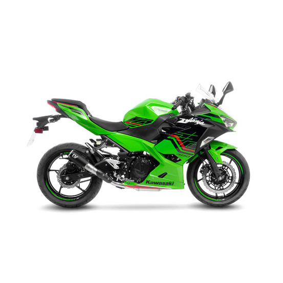 Silencieux LEOVINCE SBK LV-CORSA BLACK inox - KAWASAKI 400 NINJA - 400 Z 2018 - 2023 / 500 NINJA - 500 Z / SE 2024 - 2025