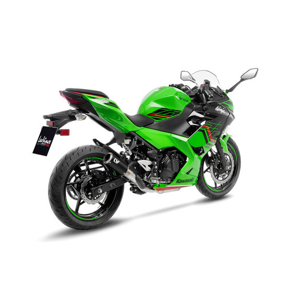 Silencieux LEOVINCE SBK LV-CORSA BLACK inox - KAWASAKI 400 NINJA - 400 Z 2018 - 2023 / 500 NINJA - 500 Z / SE 2024 - 2025
