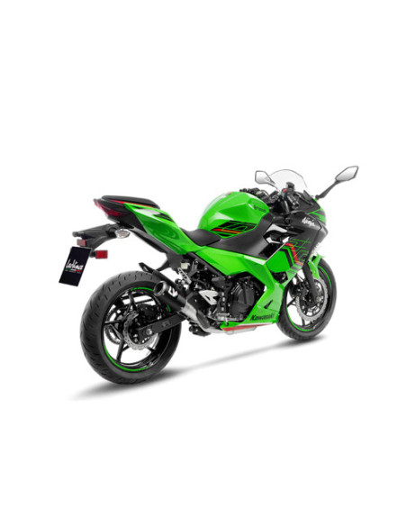 Silencieux LEOVINCE SBK LV-CORSA carbone - inox - KAWASAKI 400 NINJA - 400 Z 2018 - 2023 / 500 NINJA - 500 Z / SE 2024 - 2025