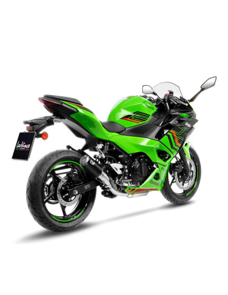 Silencieux LEOVINCE SBK LV-CORSA S BLACK inox - KAWASAKI 400 NINJA - 400 Z 2018 - 2023 / 500 NINJA - 500 Z / SE 2024 - 2025