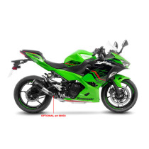 Silencieux LEOVINCE SBK LV-CORSA S BLACK inox - KAWASAKI 400 NINJA - 400 Z 2018 - 2023 / 500 NINJA - 500 Z / SE 2024 - 2025 2