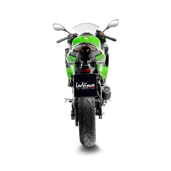 Silencieux LEOVINCE SBK LV-CORSA S BLACK inox - KAWASAKI 400 NINJA - 400 Z 2018 - 2023 / 500 NINJA - 500 Z / SE 2024 - 2025