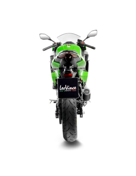 Silencieux LEOVINCE SBK LV-CORSA S BLACK inox - KAWASAKI 400 NINJA - 400 Z 2018 - 2023 / 500 NINJA - 500 Z / SE 2024 - 2025