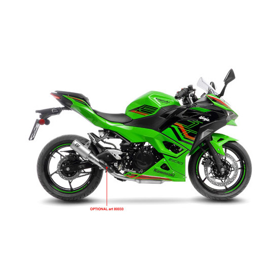 Silencieux LEOVINCE SBK LV-CORSA S titane - inox - KAWASAKI 400 NINJA - 400 Z 2018 - 2023 / 500 NINJA - 500 Z / SE 2024 - 2025